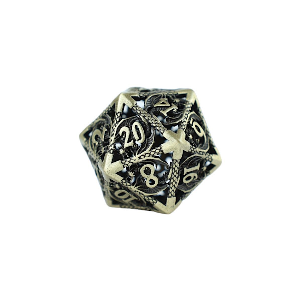 LPG Dice RPG Set Hollow Dragon - Tarnished Gold