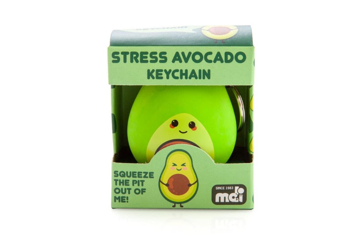 Stress Relief Keychain Avocado