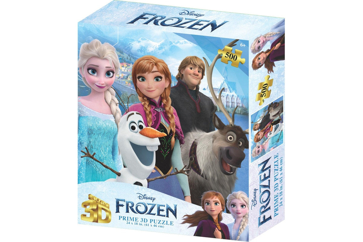 Prime3D Disney Frozen - 500 Piece 3D Jigsaw