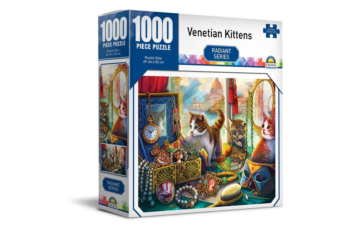 Venetian Kittens 1000 Piece Jigsaw