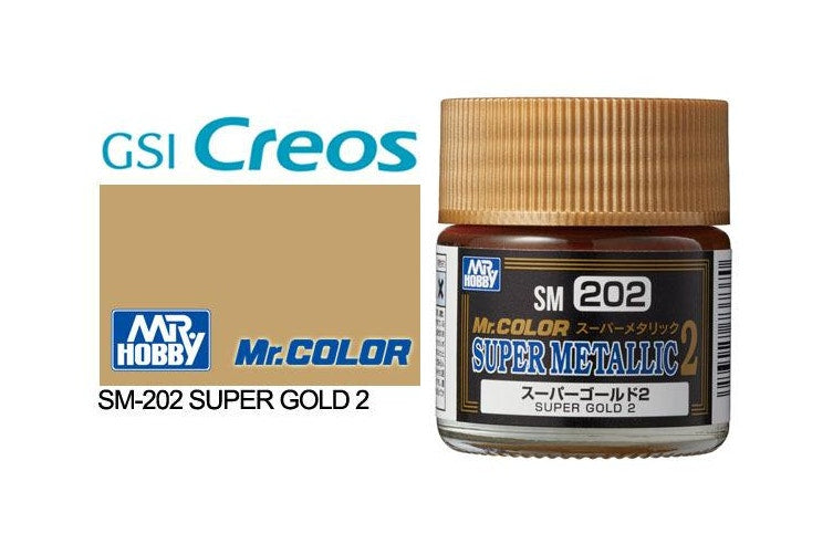 MR. Hobby Super Metallic 2 SM202 Super Gold 2 10ml