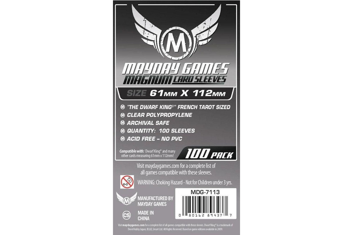 Mayday - Magnum Platinum Card Sleeves 61x112mm (100)