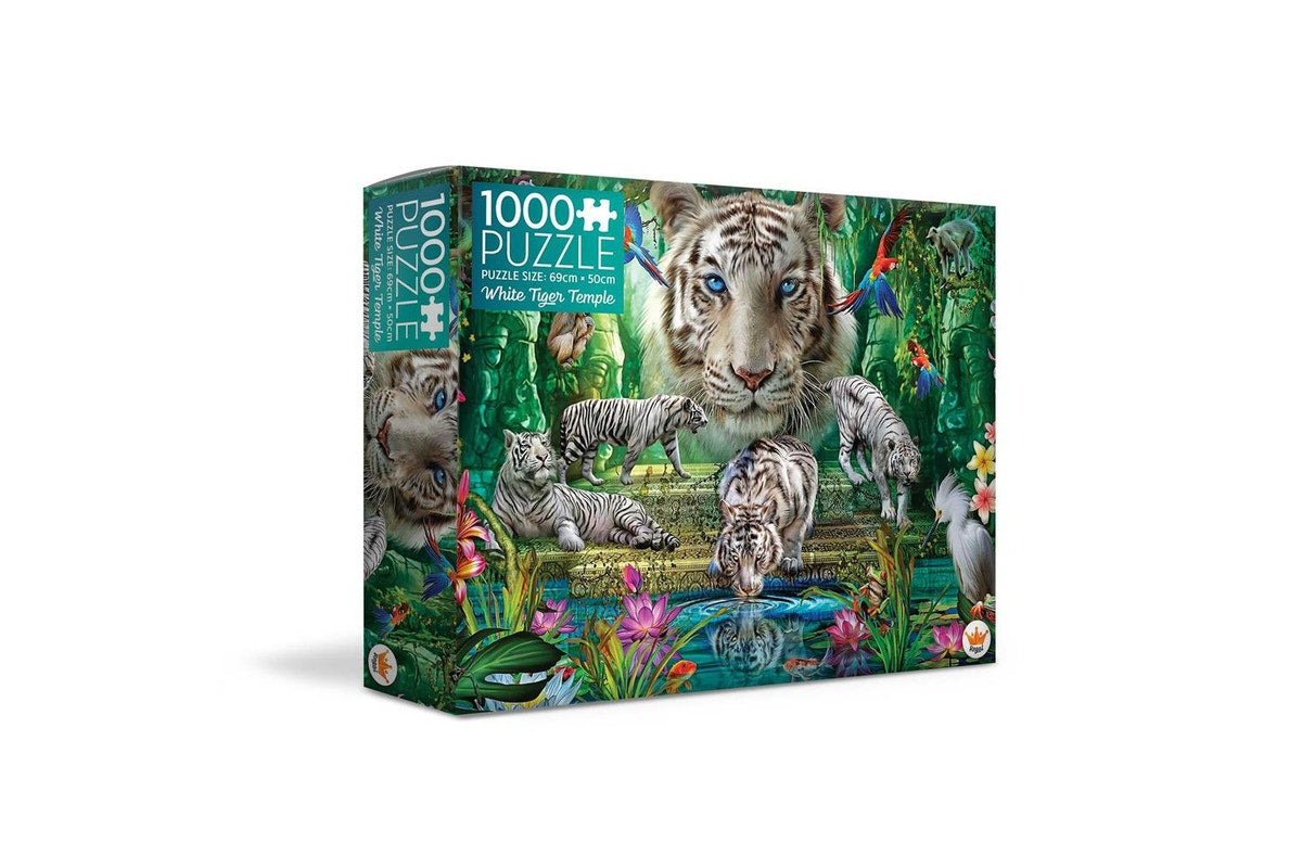 White Tiger Temple 1000 Piece Jigsaw