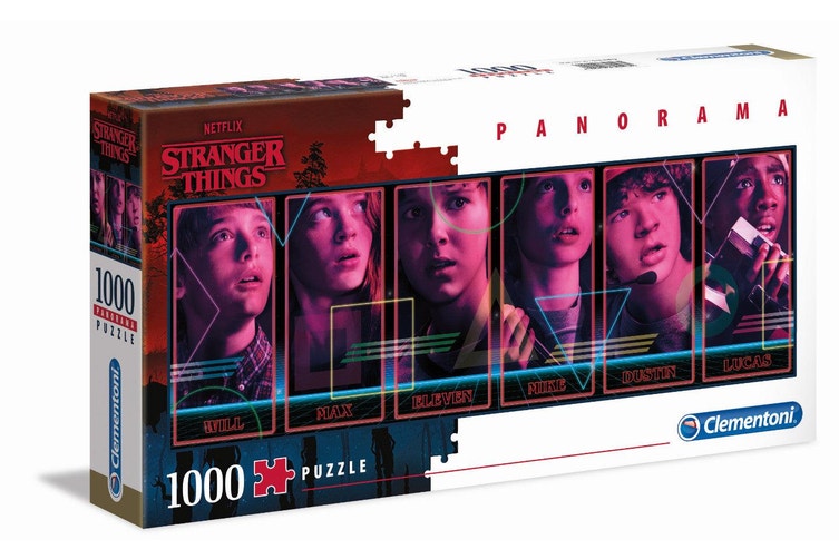 Clementoni - Netflix Stranger Things Panorama Puzzle 1000 Piece Jigsaw