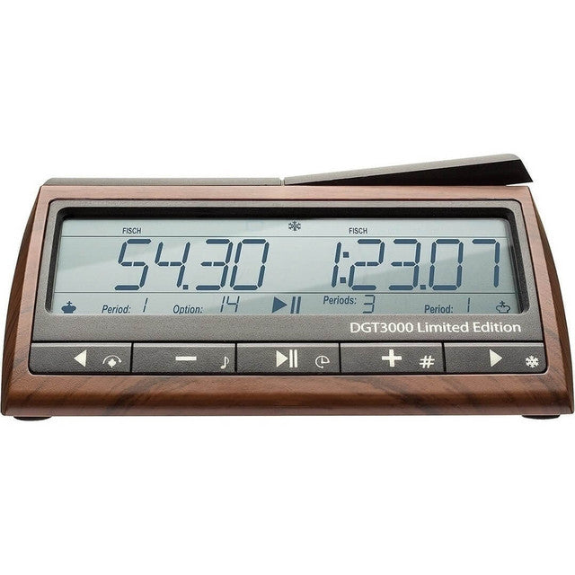 Wood Finish Limited Edition Digital Professional Chess Clock DGT 3000