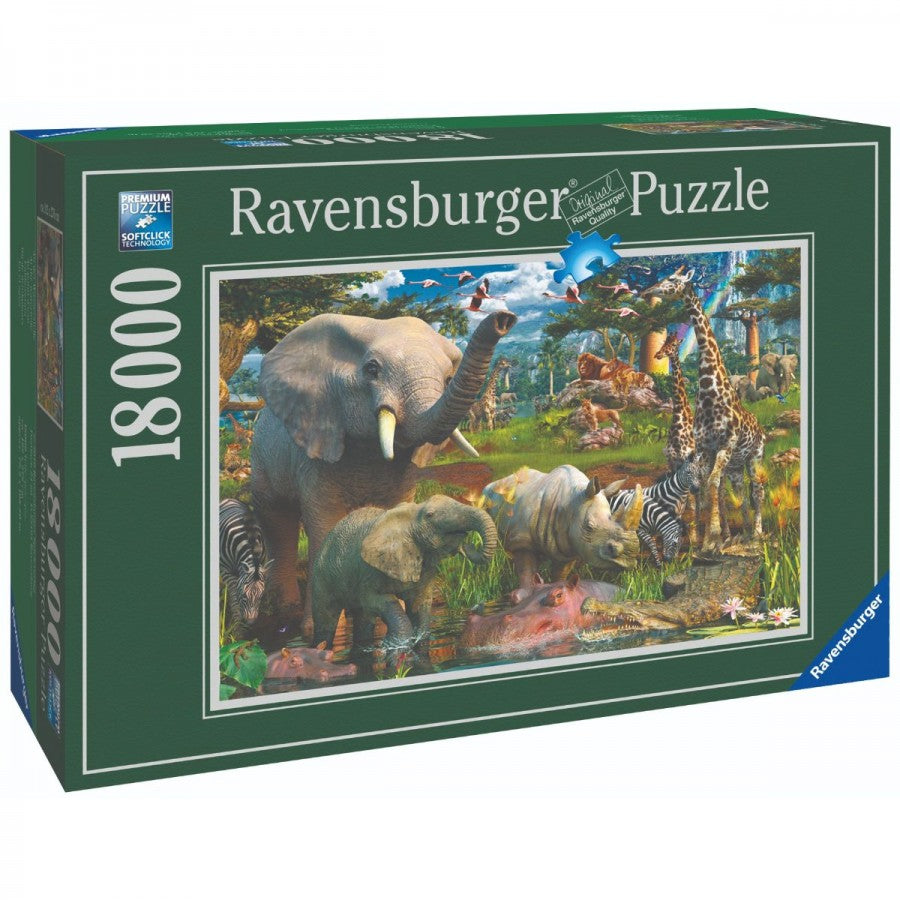 Ravensburger - At the Waterhole Puzzle - 18000 Piece Jigsaw