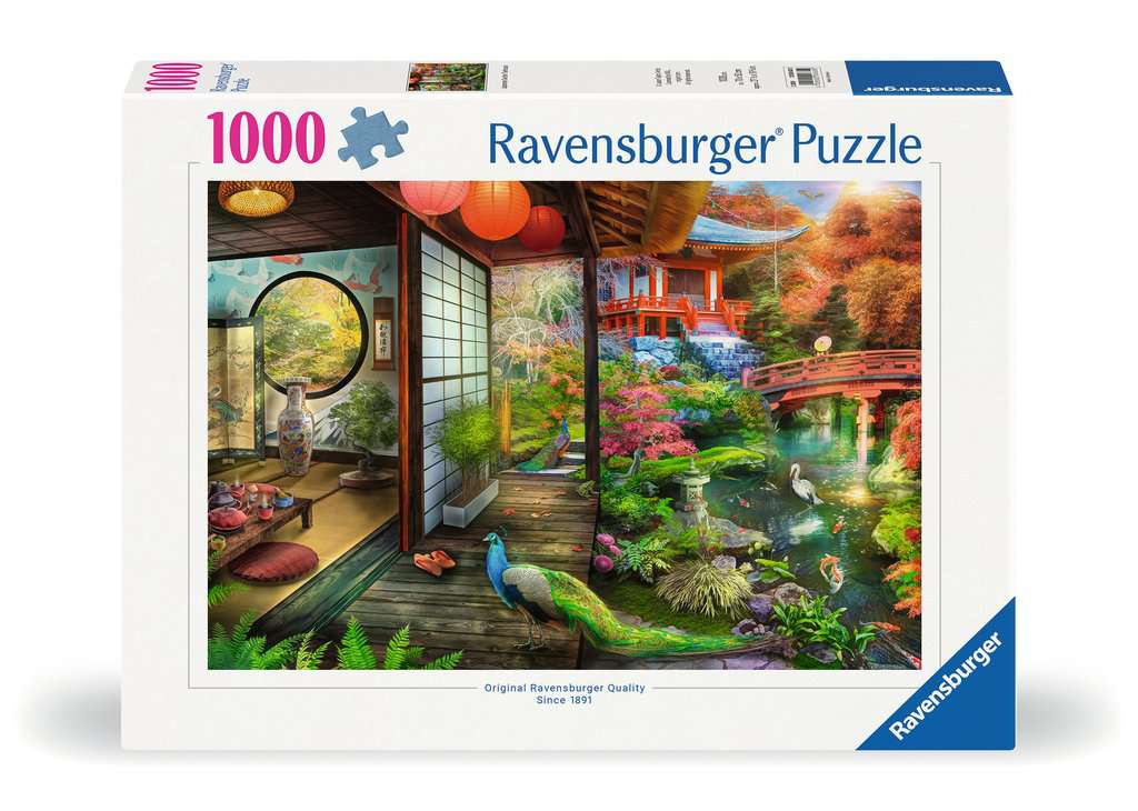 Ravensburger - Japanese Garden Teahouse 1000 Piece Jigsaw