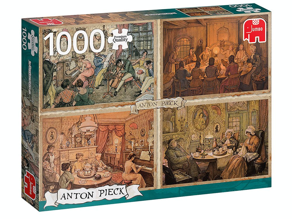 Jumbo Anton Pieck Living Room 1000 Piece Jigsaw