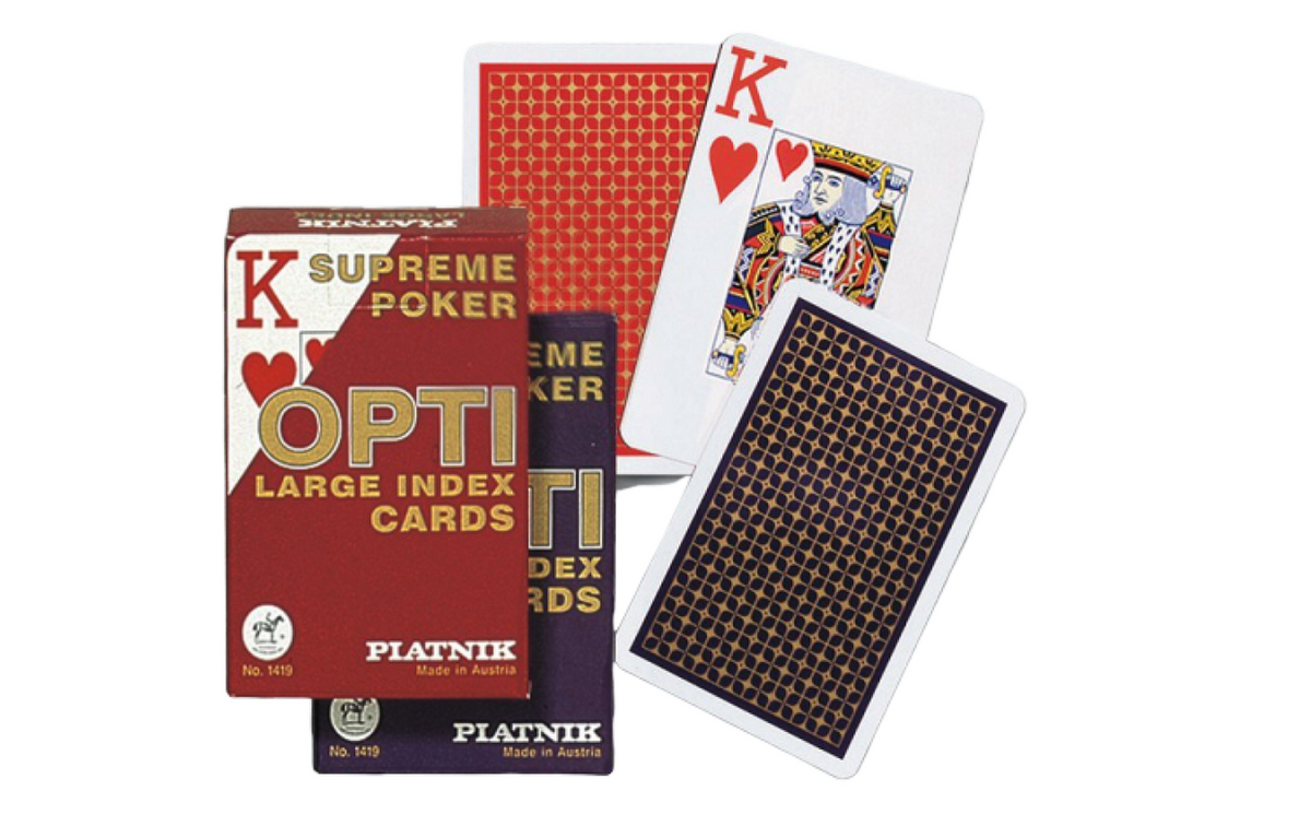 Piatnik: Opti Poker Large Index Playing Cards