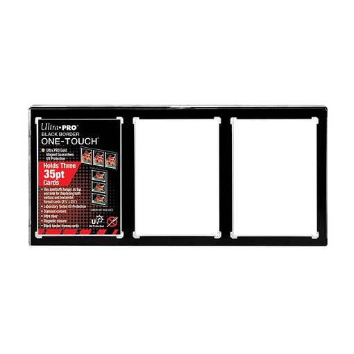 Ultra Pro One Touch - 3 Card Black Border Mag Closure