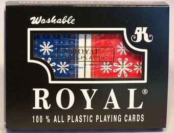 Playing Cards Royal 100% Plastic Double Pack