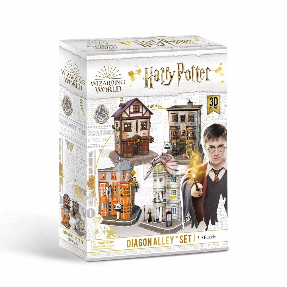 Harry Potter Diagon Alley Set 273Pc 3D Puzzle