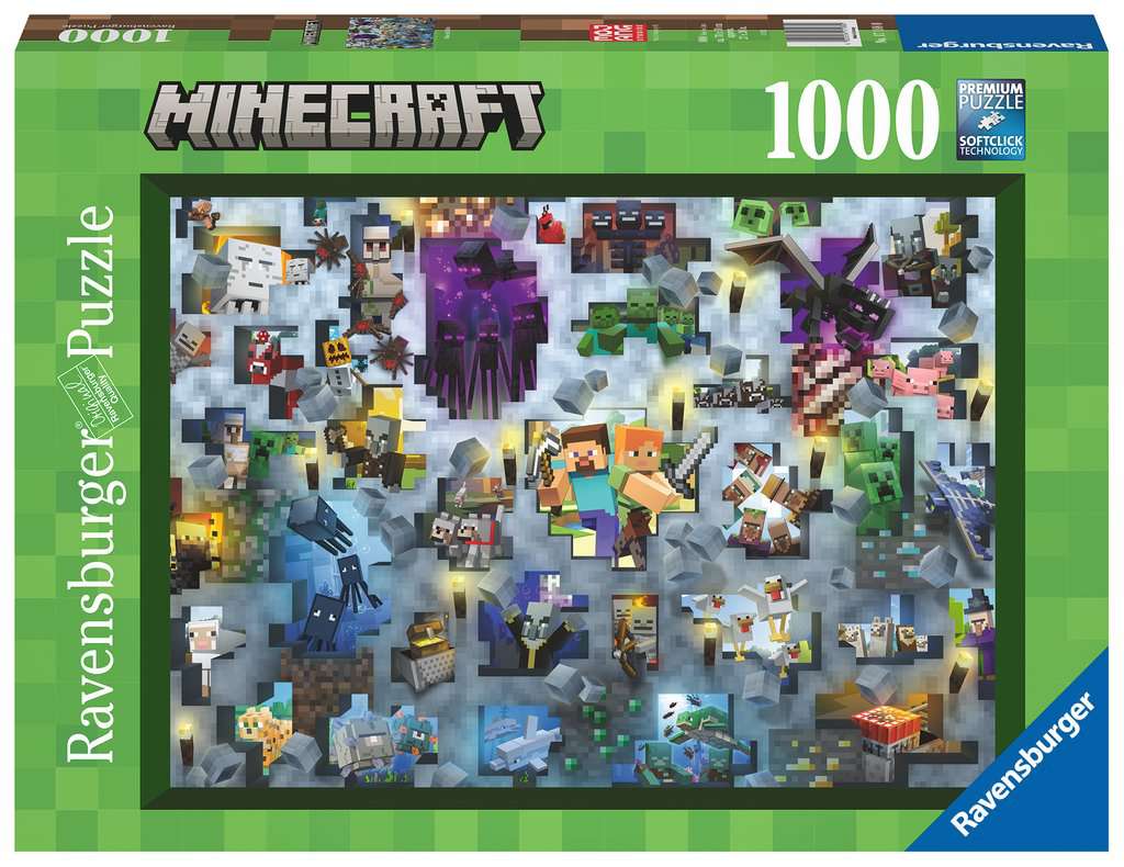 Ravensburger - Minecraft Challenge 1000 Piece Jigsaw