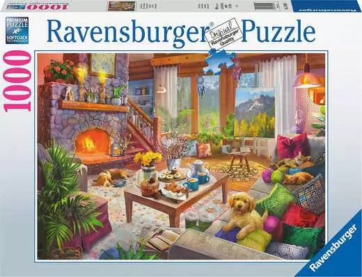 Ravensburger - Cozy Cabin 1000 Piece Jigsaw