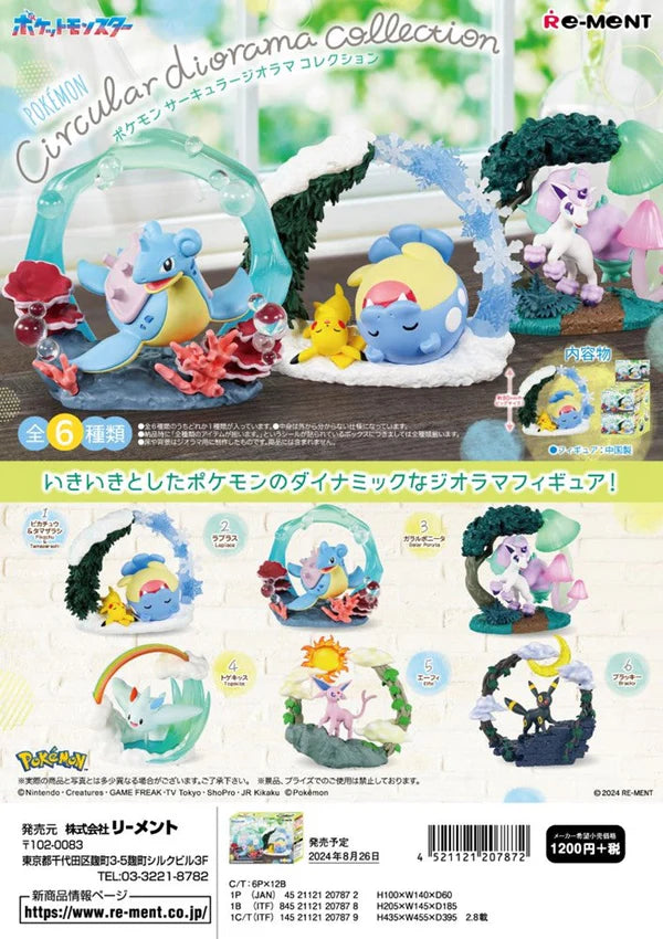 RE-MENT Pokemon Circular Diorama Collection