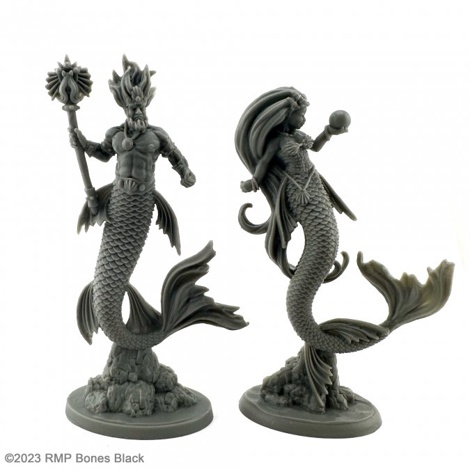 Reaper Bones Black Mermaid and Siren