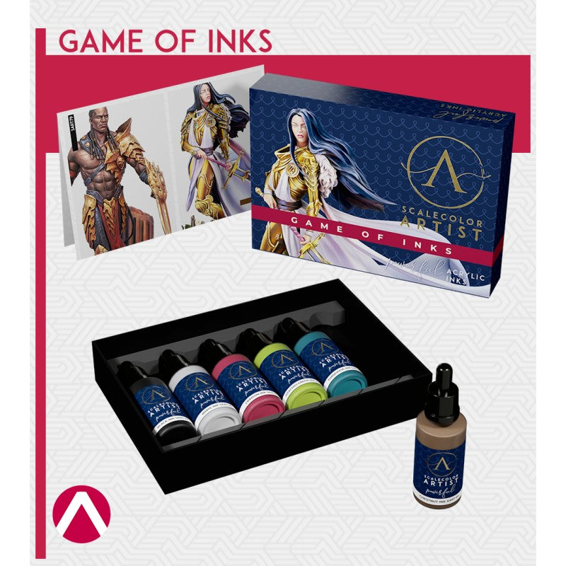 Scale 75 Scalecolor Artist Game of Inks Paint Set