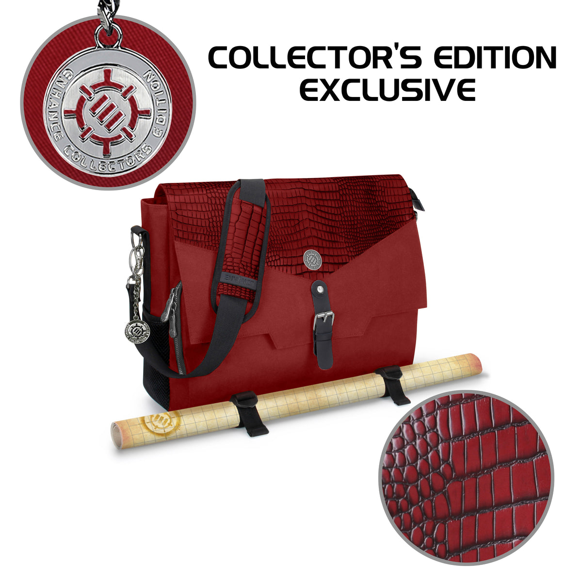 Enhance Tabletop RPG Players Bag Collectors Edition Red