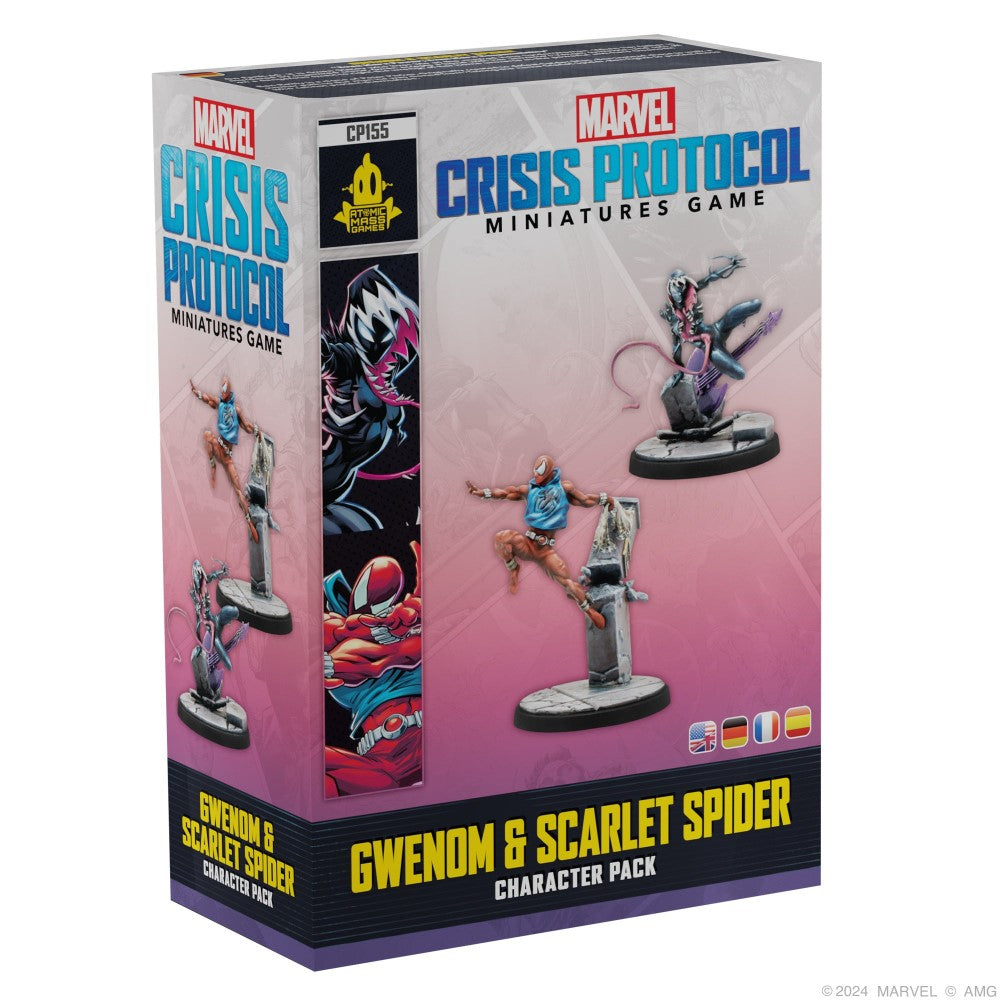 Marvel Crisis Protocol Miniatures Game Gwenom &amp; Scarlet Spider (Preorder)