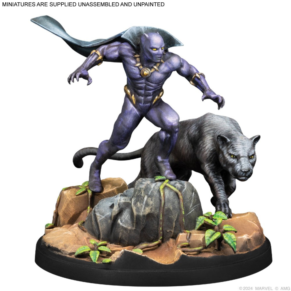 Marvel Crisis Protocol Miniatures Game Black Panther, Chosen of Bast &amp; Namor