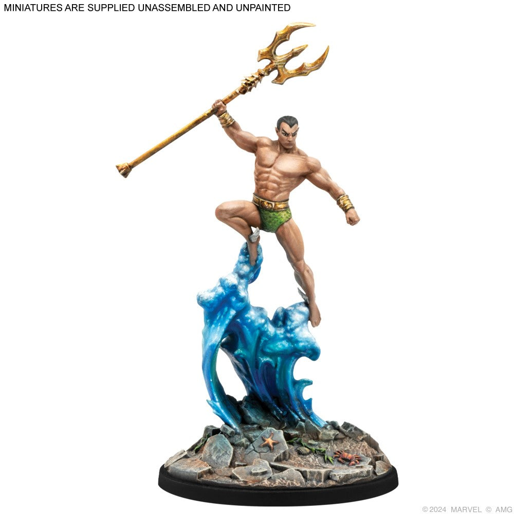 Marvel Crisis Protocol Miniatures Game Black Panther, Chosen of Bast &amp; Namor