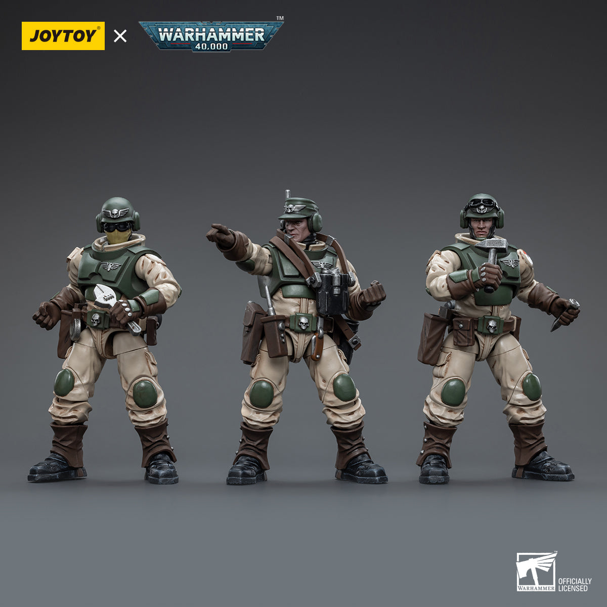 Warhammer Collectibles: 1/18 Scale Astra Militarum Ordnance Team with Malleus Ordnance Brigade (Preorder)