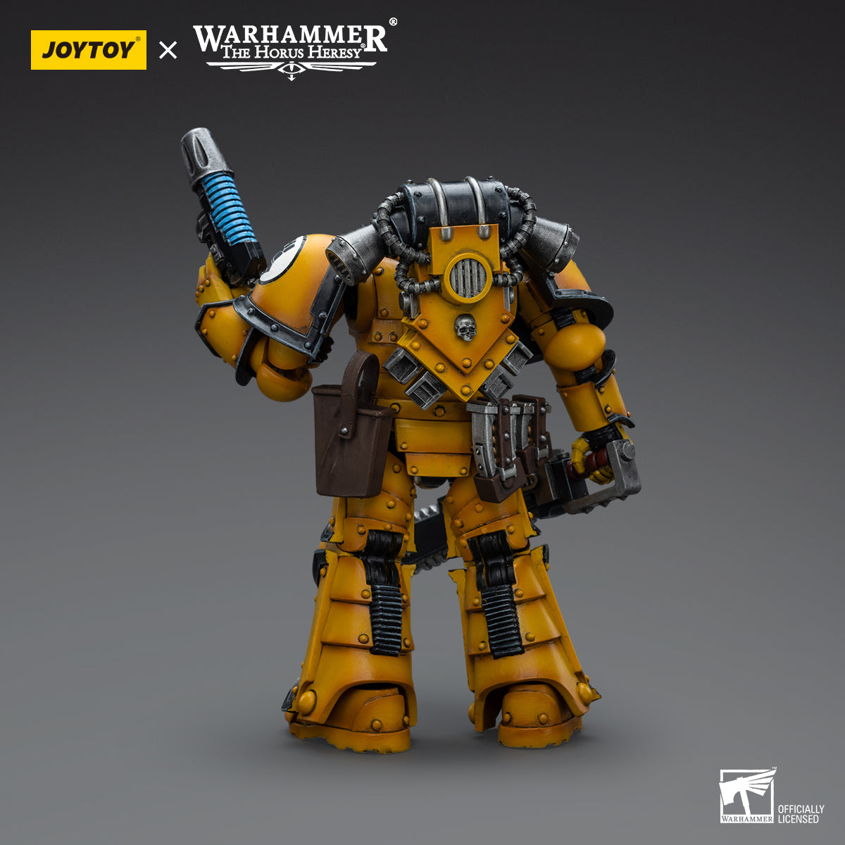 Warhammer Collectibles: 1/18 Scale Imperial Fists Legion MkIII Despoiler Squad Sgt with Pistol