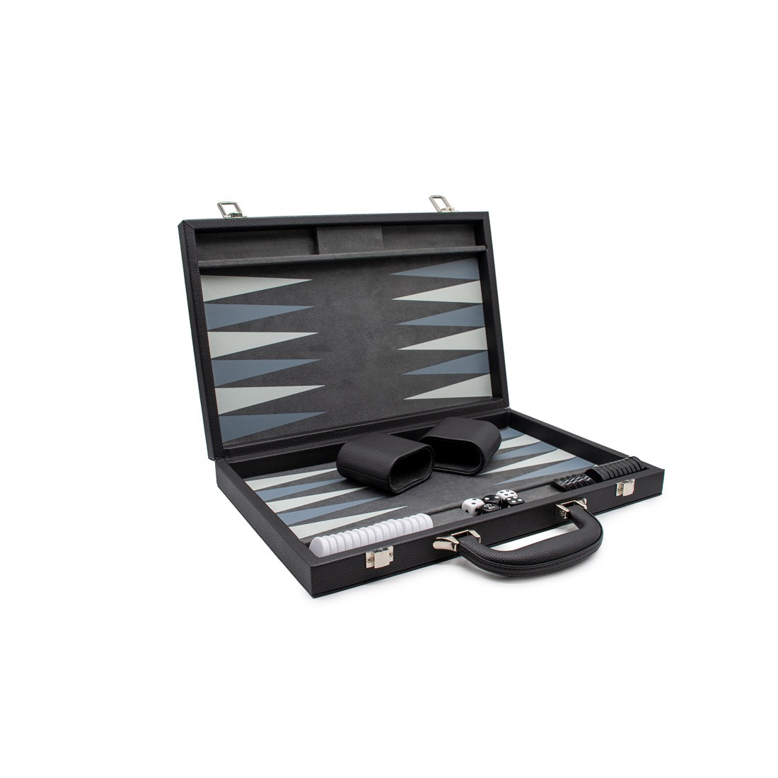 LPG Classics Leather Backgammon Set - Black (Preorder)