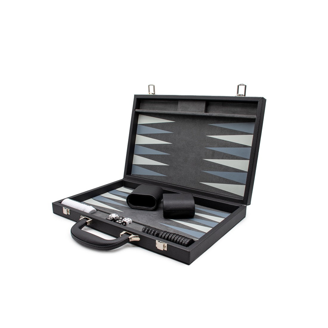 LPG Classics Leather Backgammon Set - Black (Preorder)