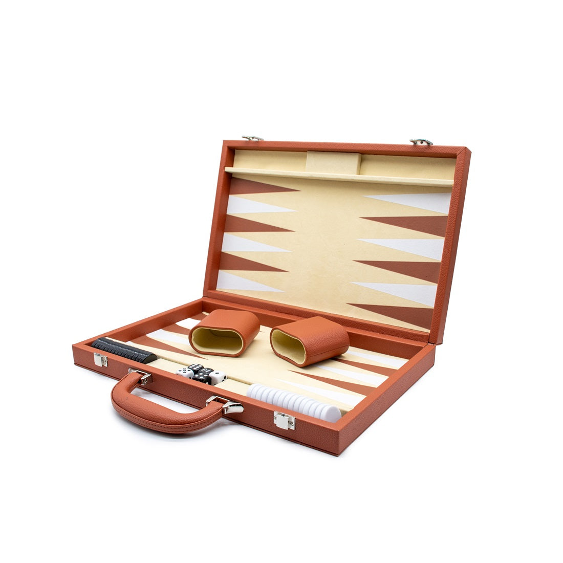 LPG Classics Leather Backgammon Set - Brown (Preorder)