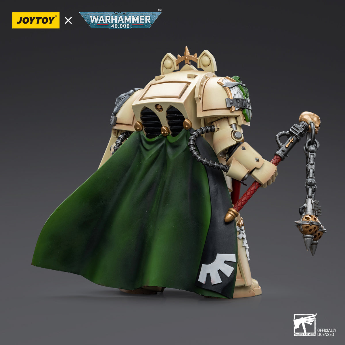 Warhammer Collectibles: 1/18 Scale Dark Angels Deathwing Knight Master with Flail of the Unforgiven