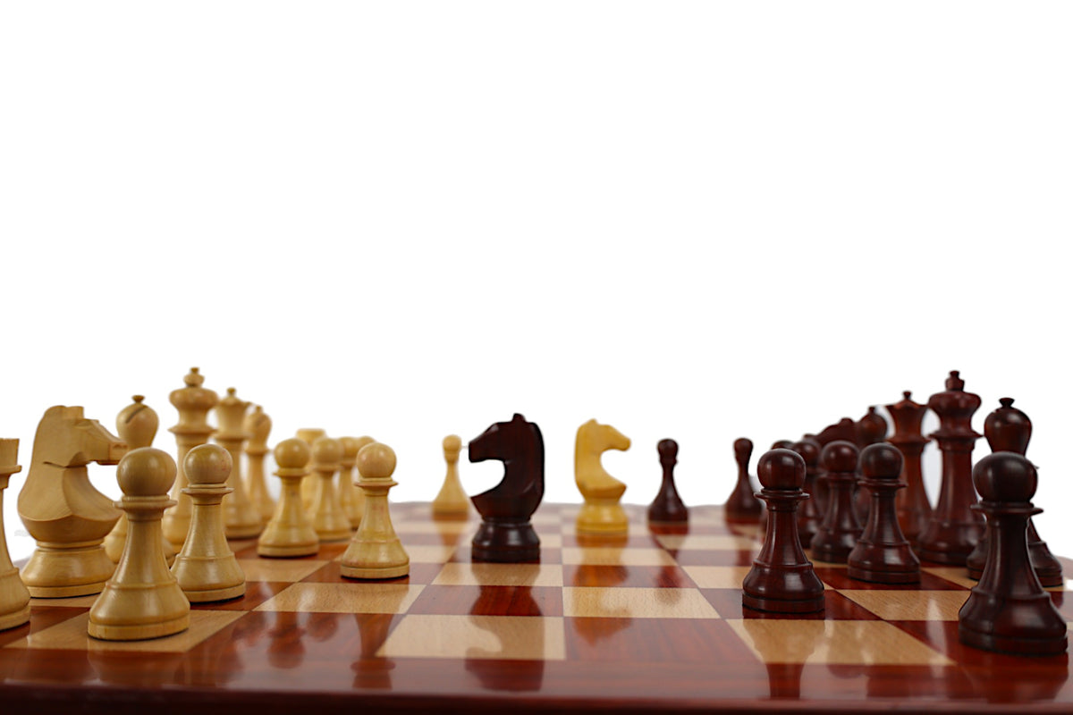 LPG Classics Premium Chess Set With 40 Cm Board - Walnut