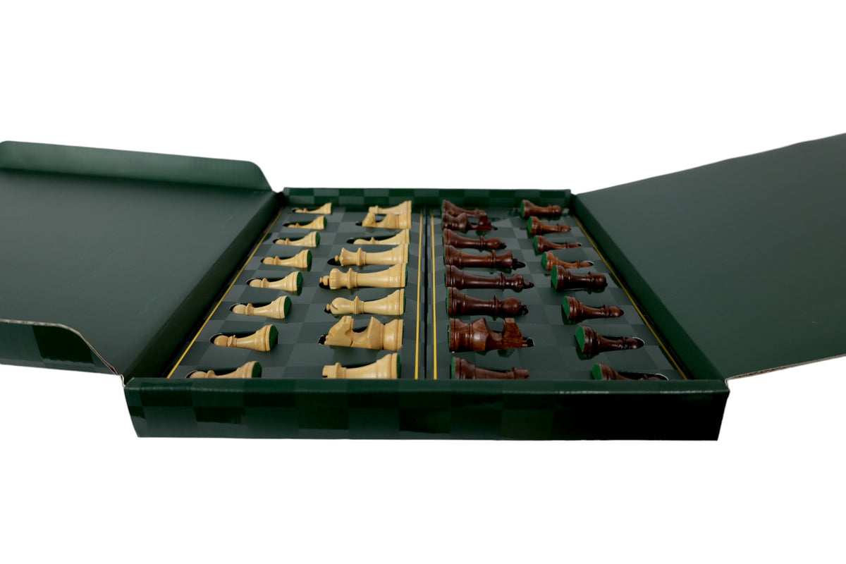 LPG Classics Premium Chess Set With 40 Cm Board - Walnut