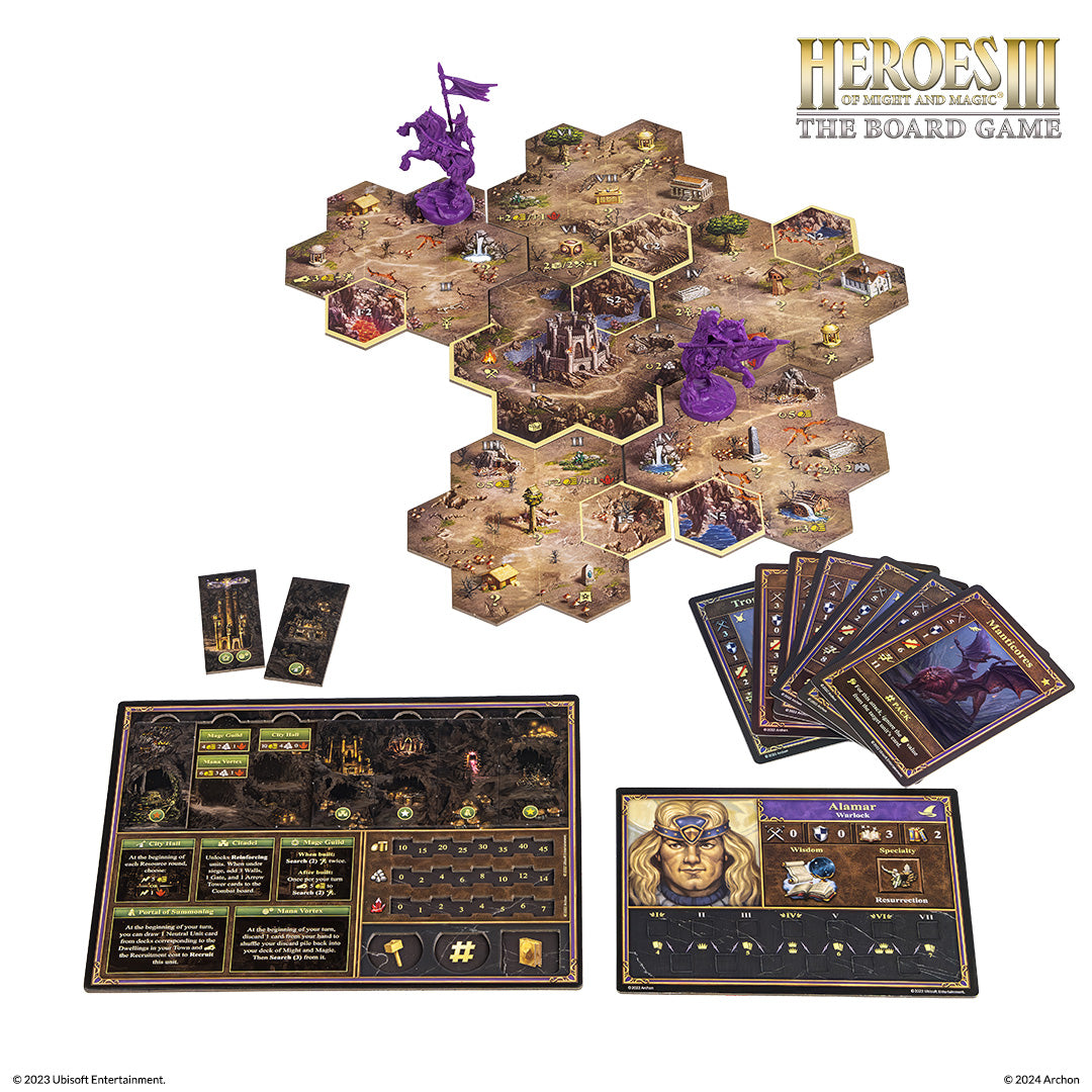 Heroes Of Might &amp; Magic III: The Board Game: Core Game