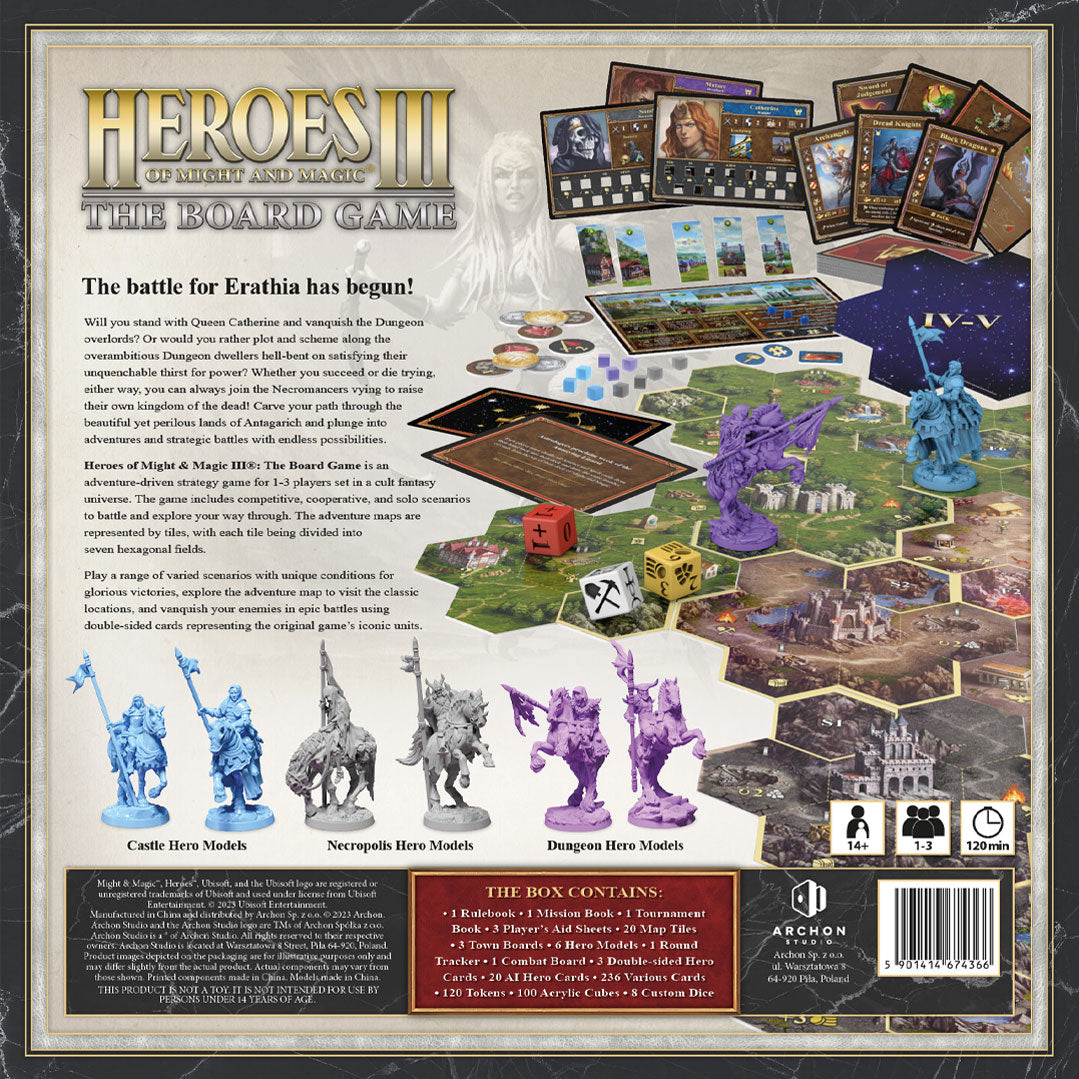 Heroes Of Might &amp; Magic III: The Board Game: Core Game