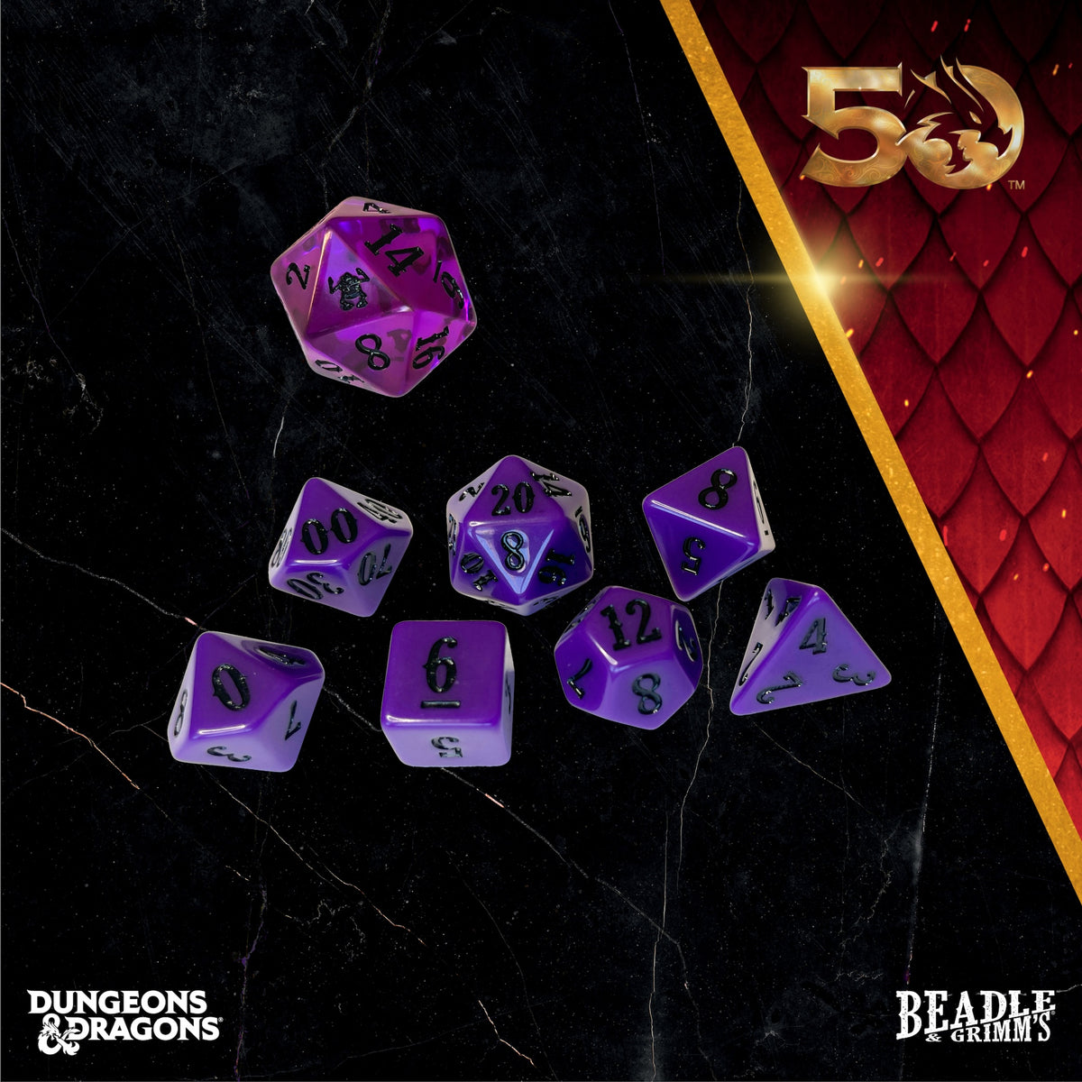 Beadle &amp; Grimms Expedition to Barrier Peaks Dice &amp; Accessories Set D&amp;D 50th (Preorder)