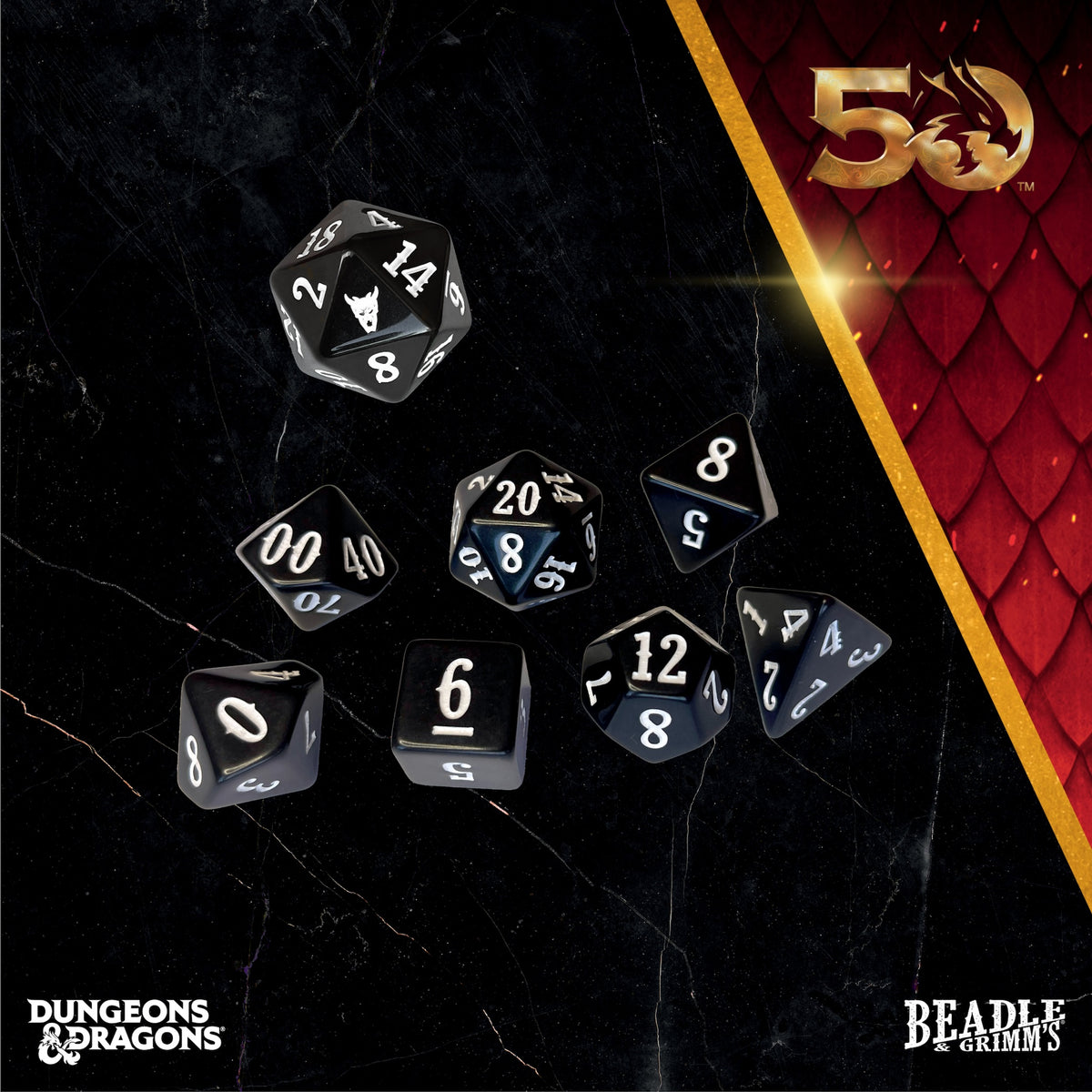 Beadle &amp; Grimms The Temple of Elemental Evil Dice &amp; Accessories Set D&amp;D 50th (Preorder)