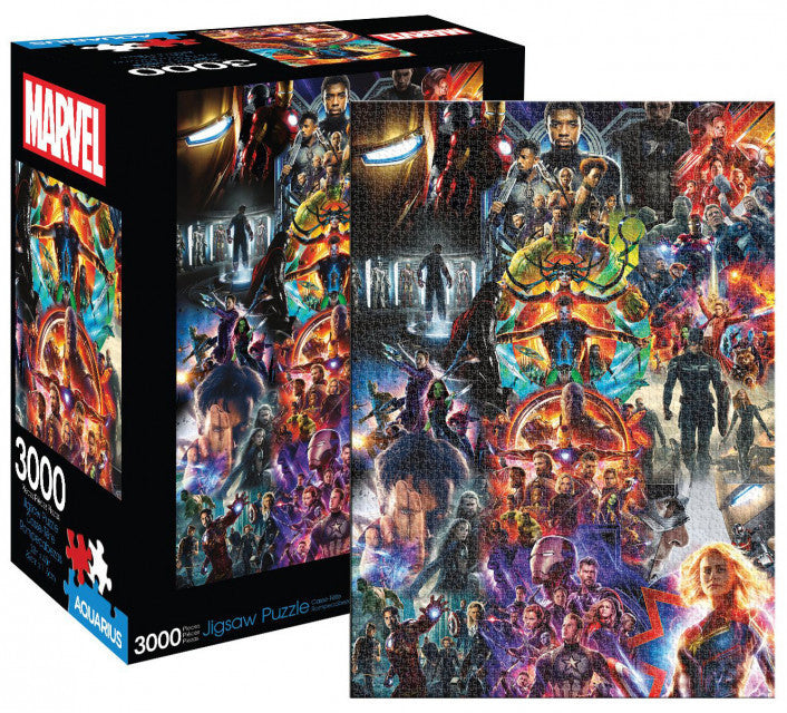 Aquarius Marvel MCU Collage 3000 Piece Jigsaw