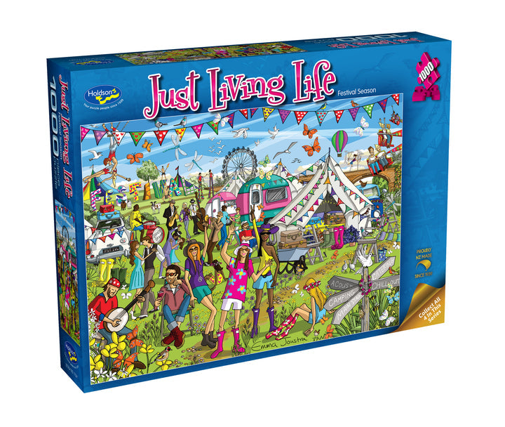 Holdson Just Living Life Festival Season 1000 Piece Jigsaw