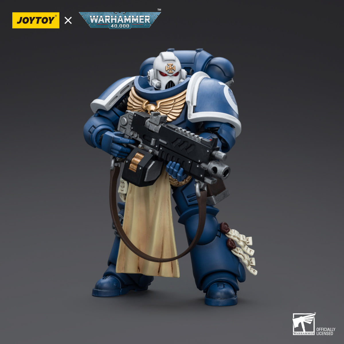 Warhammer Collectibles: 1/18 Scale Ultramarines Sternguard Veteran with Auto Bolt Rifle (Preorder)