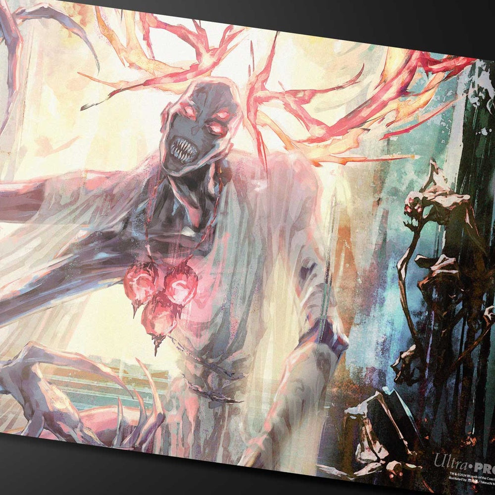 Ultra Pro: Duskmourn Playmat Mythic Cycle White for Magic: The Gathering