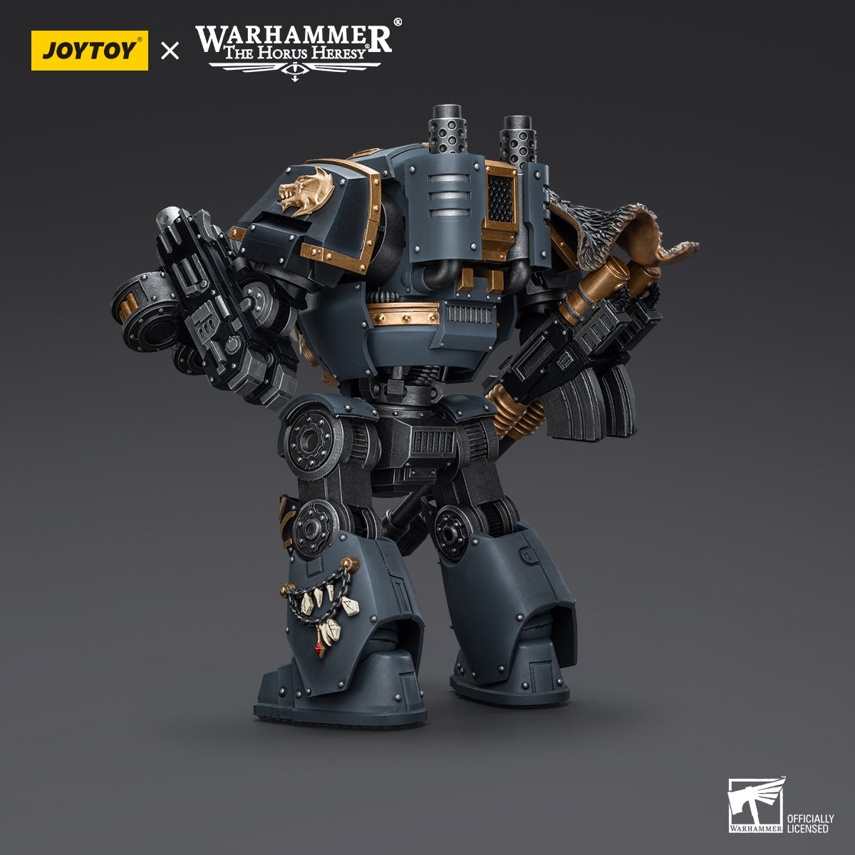 Warhammer Collectibles: 1/18 Scale Space Wolves Contemptor Dreadnought with Gravis Bolt Cannon