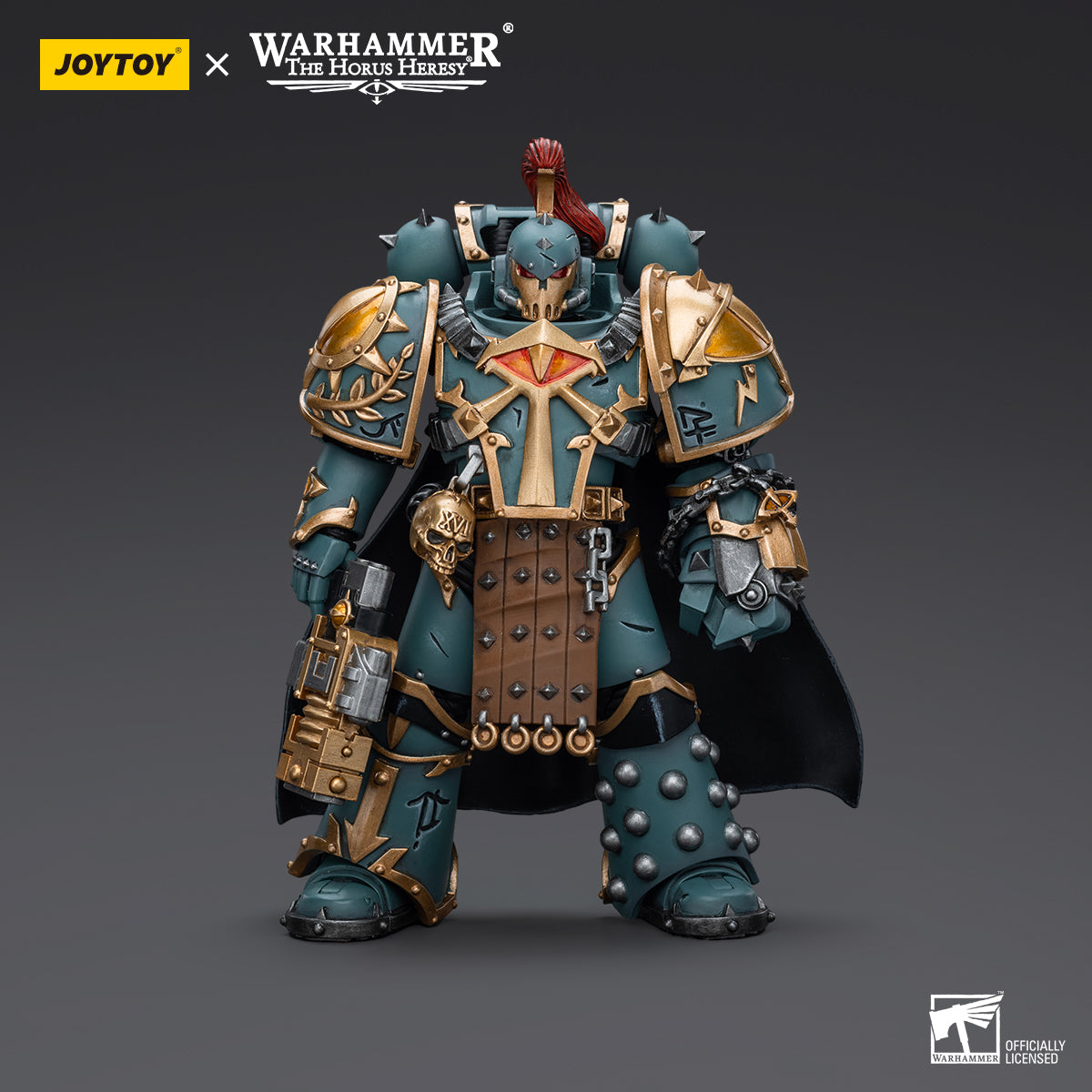 Warhammer Collectibles: 1/18 Scale Sons Of Horus Legion Praetor With Power Fist (Preorder)