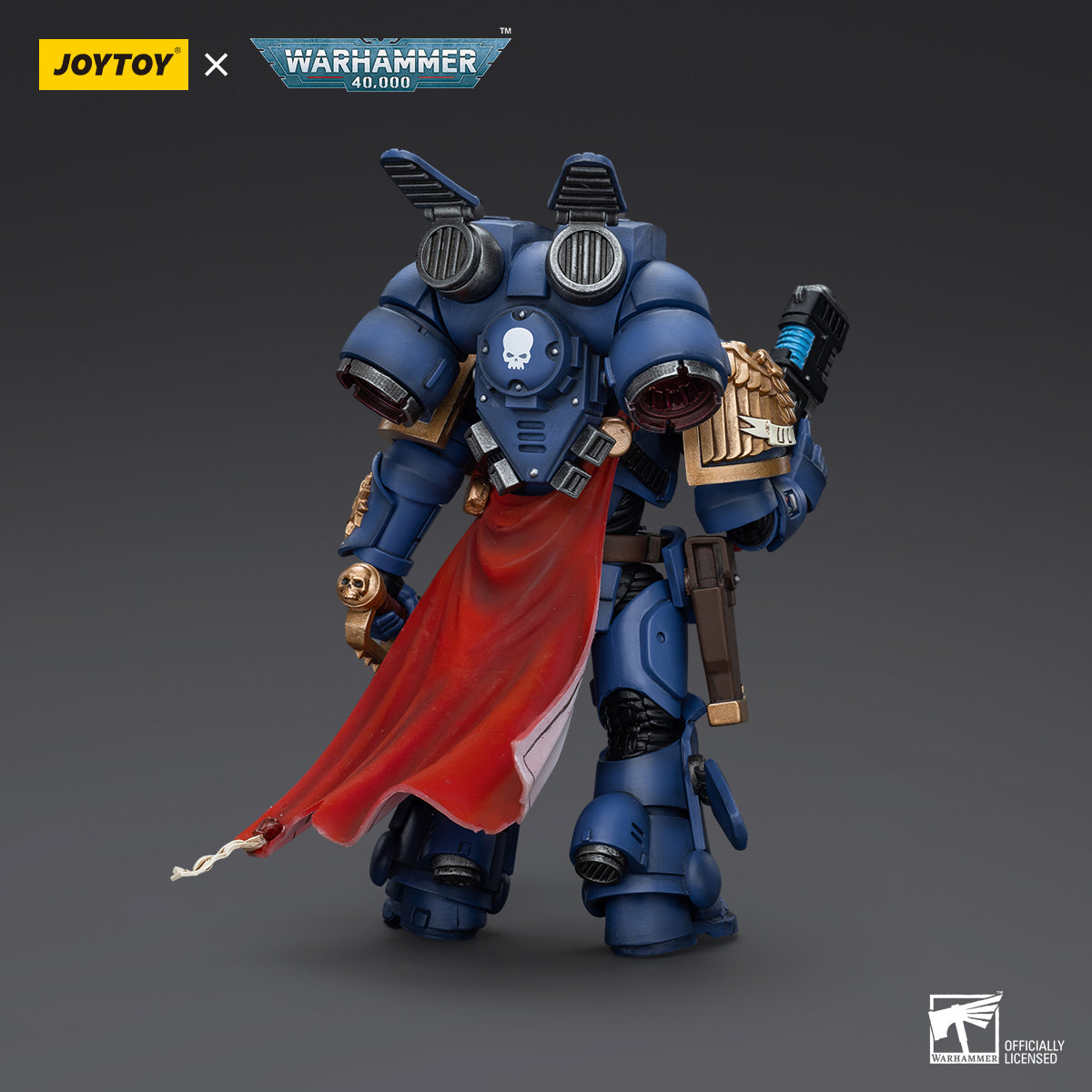 Warhammer Collectibles: 1/18 Scale Ultramarines Captain With Jump Pack (Preorder)