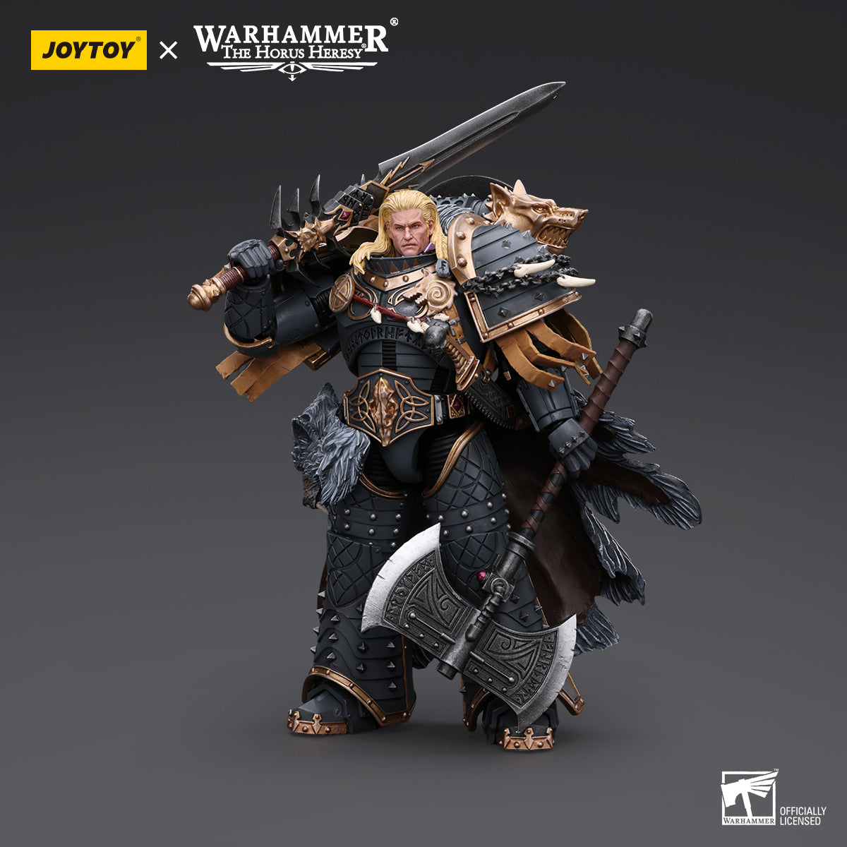 Warhammer Collectibles: 1/18 Scale Space Wolves Leman Russ Primarch of the VIth Legion (Preorder)