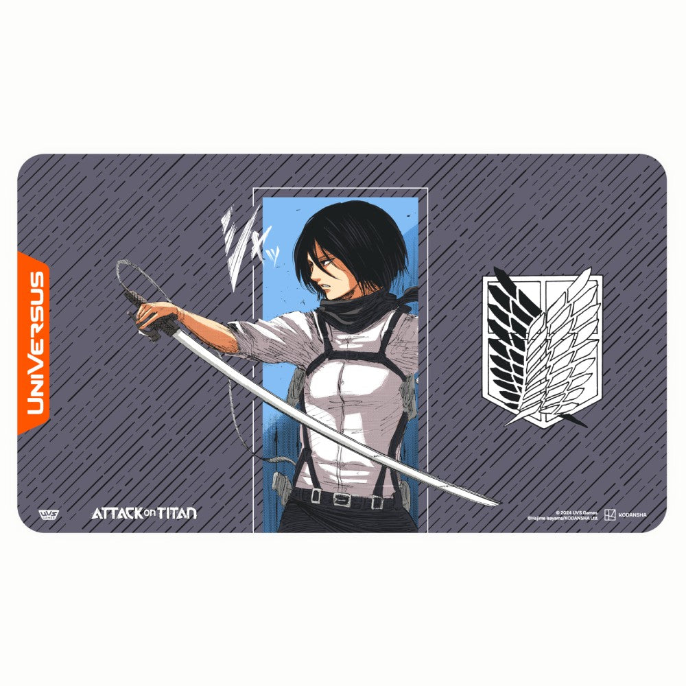 UniVersus Playmat: Attack on Titan - Battle for Humanity - Mikasa (Preorder)