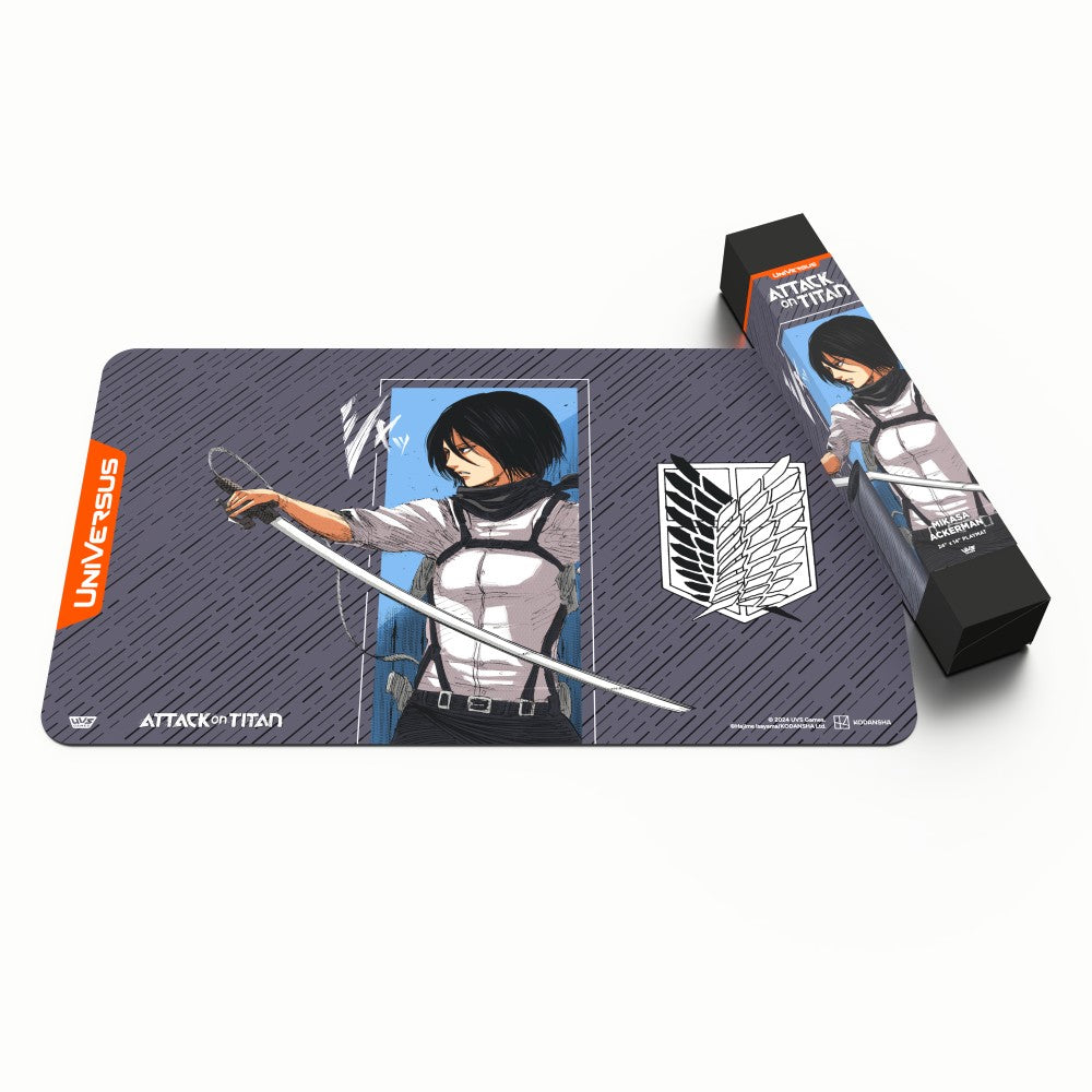 UniVersus Playmat: Attack on Titan - Battle for Humanity - Mikasa (Preorder)