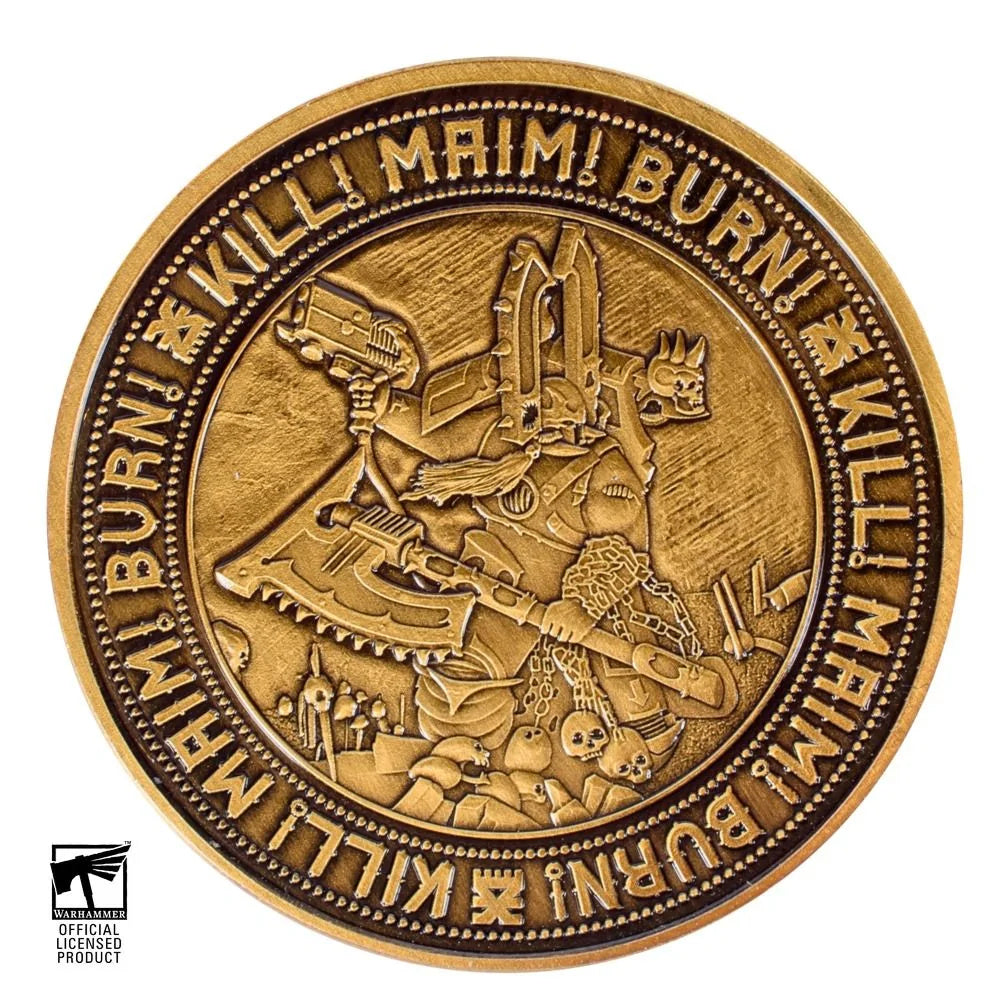 Warhammer 40000: World Eaters Coin (Preorder)