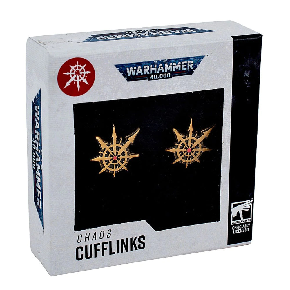 Warhammer 40000: Chaos Cufflinks (Preorder)