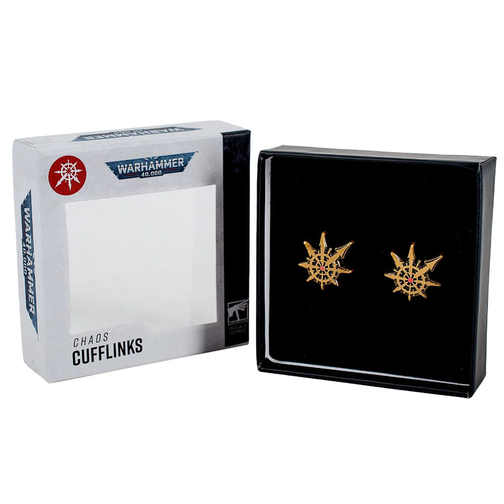 Warhammer 40000: Chaos Cufflinks (Preorder)